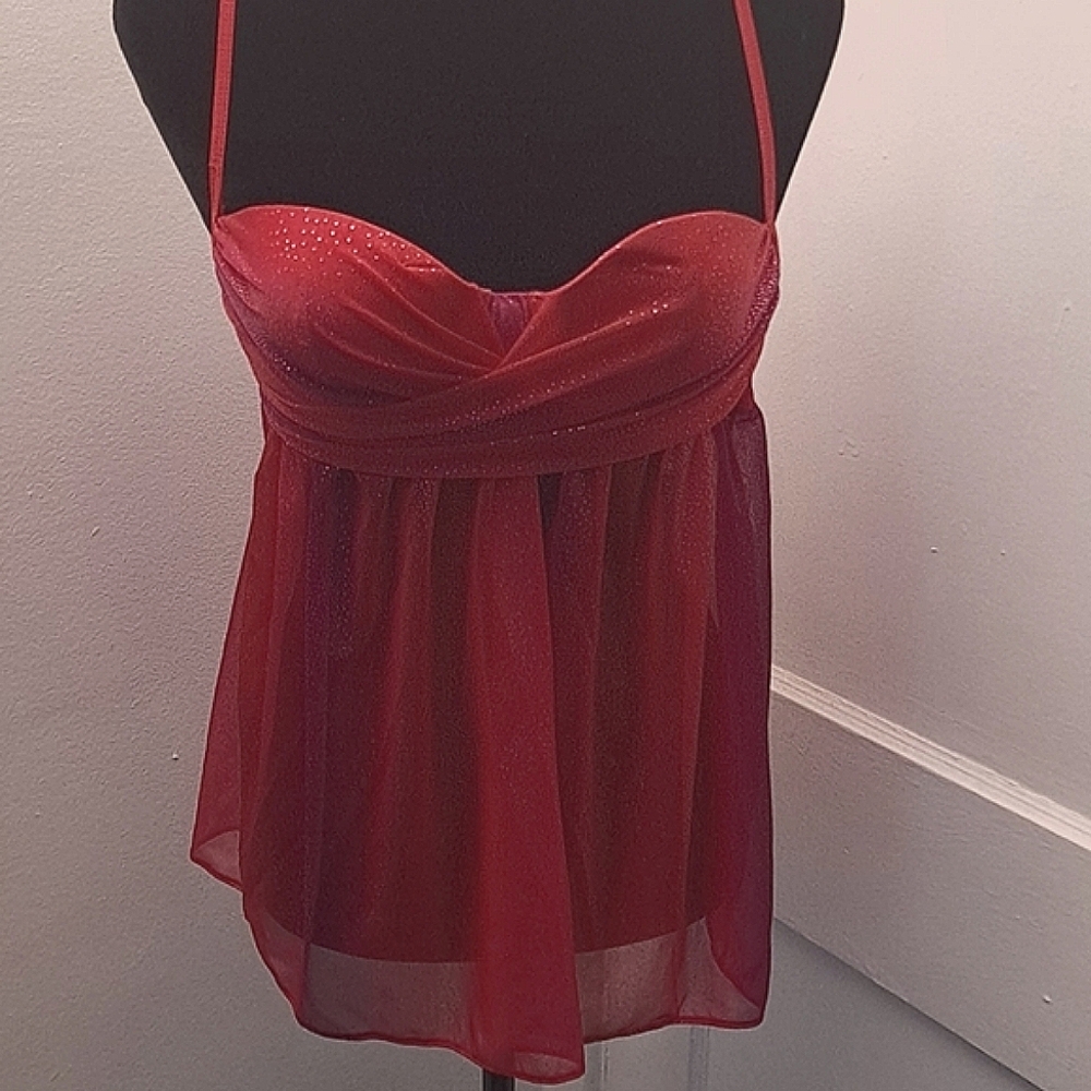 VS Sexy Little Thing Lingerie (w/Thong Size S/M) - Color is Fuschia (Never Worn)